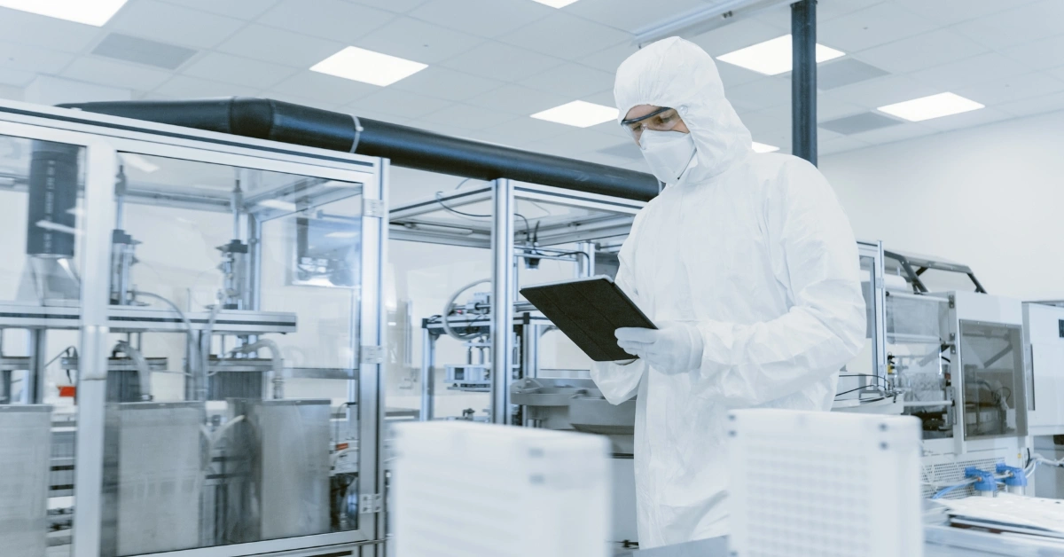 Two Scientist Looking at the Computer Monitor stock photo